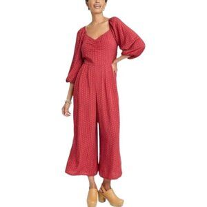 Women's Puff 3/4 Sleeve Jumpsuit | Knox Rose | X Small